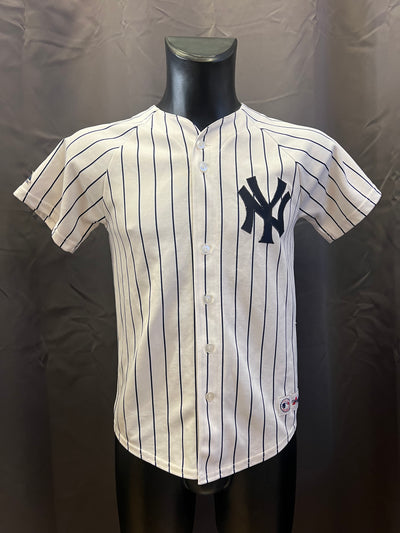 Jersey vintage MLB NY Yankees Jeter #2 (S uomo) thumbnail