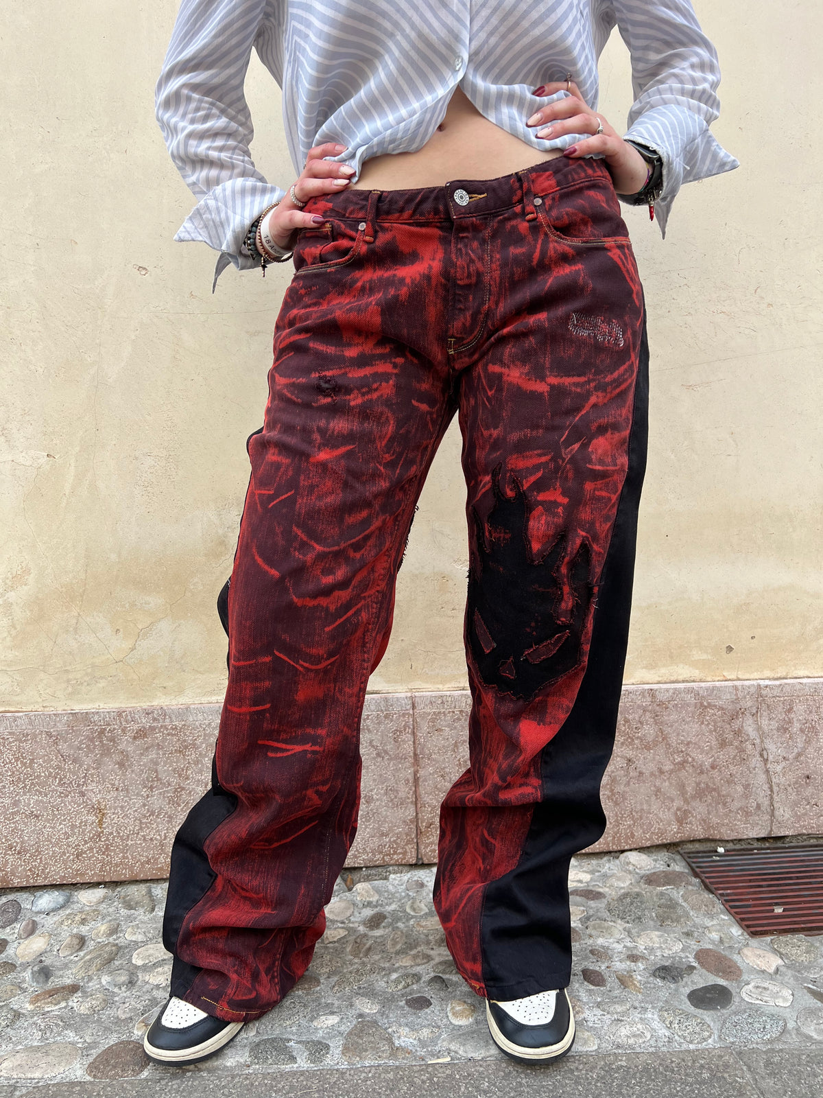 Jeans flare Armani Jeans Custom unisex (32)| R3BORN