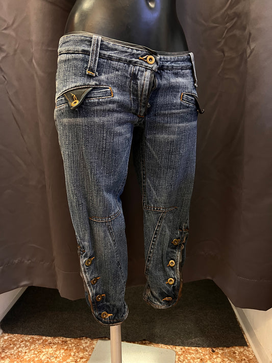 Jeans capri vintage Adele Fado (Xs donna)