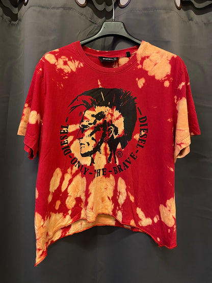 T-shirt crop Diesel custom R3BORN (M)