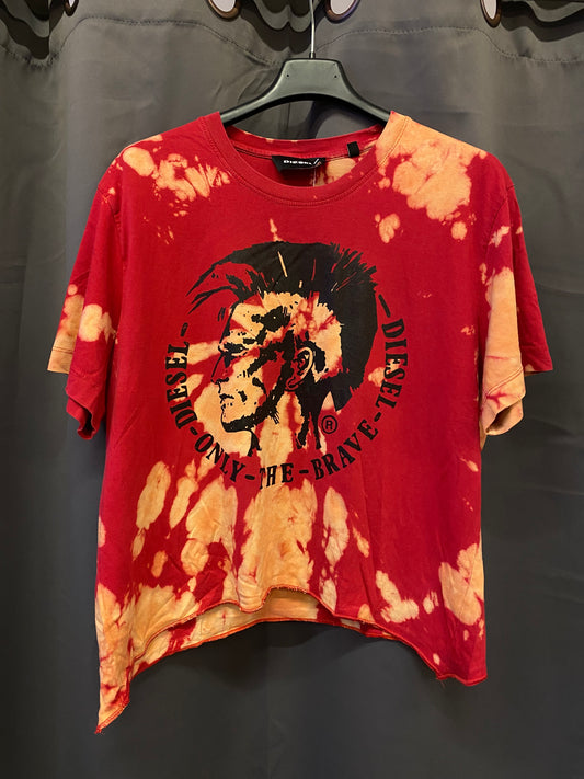 T-shirt crop Diesel custom R3BORN (M)