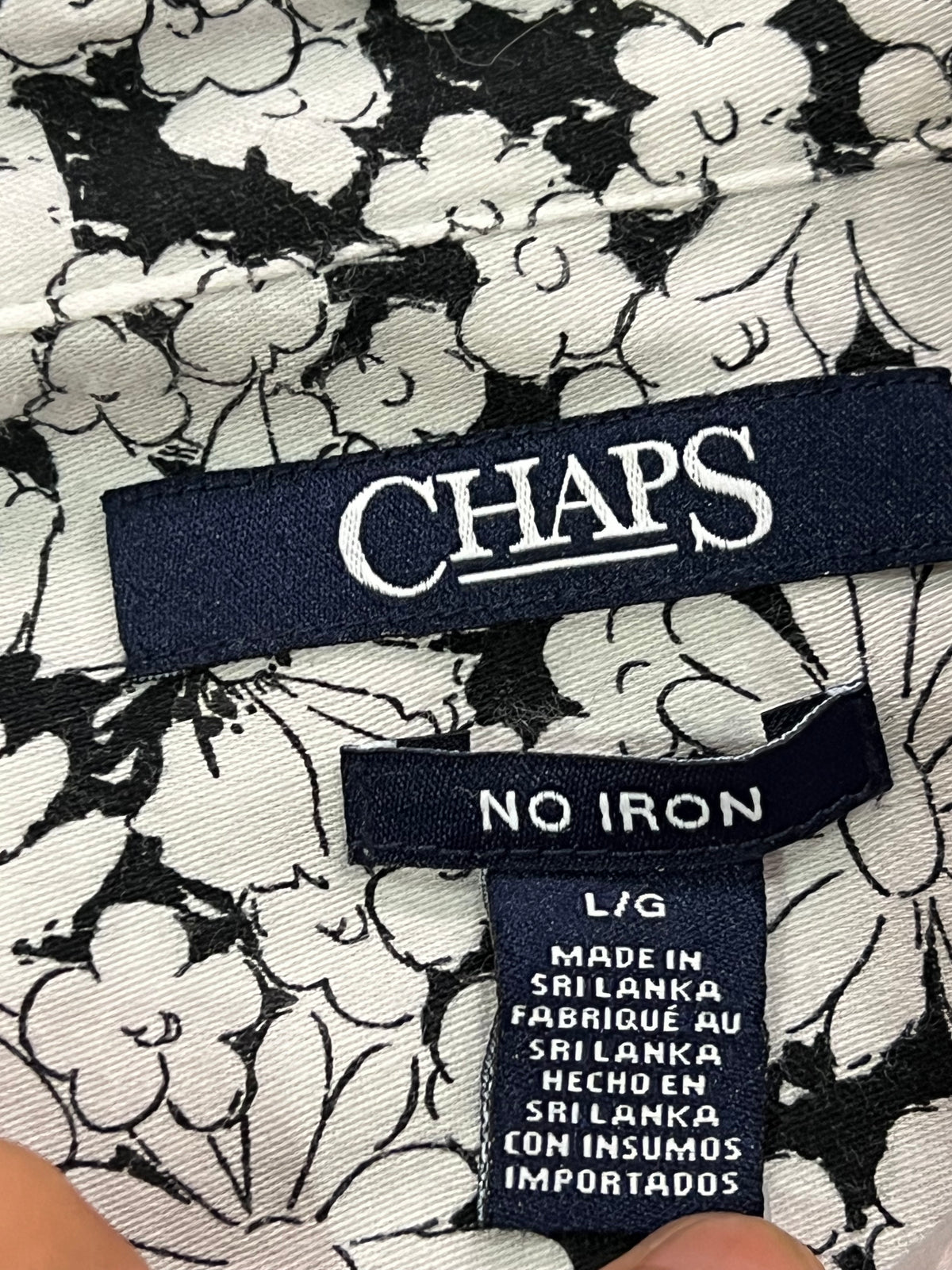 Camicia Chaps manica tre quarti| L donna