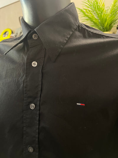Camicia Uomo Hilfiger Denim Nera – Taglia L – Slim Fit thumbnail