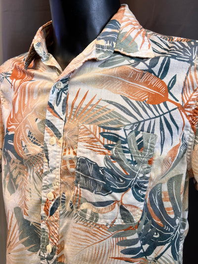 Camicia hawaiana American Eagle lino e cotone (M uomo) thumbnail
