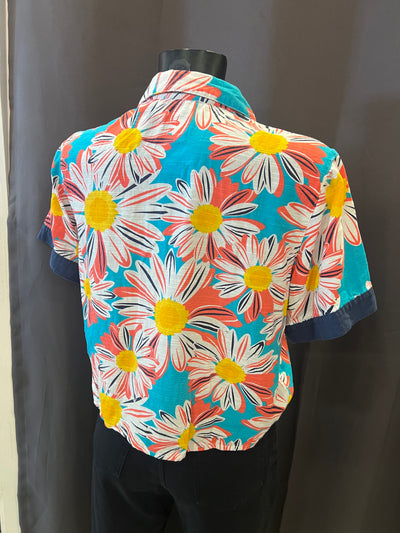 Camicia crop in cotone Wonder Nation |M donna thumbnail