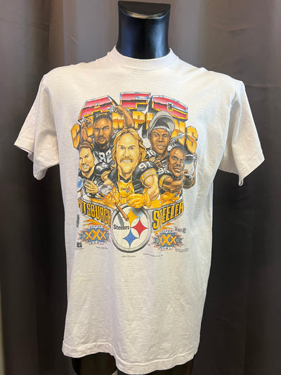 T-shirt vintage 90’ NFL Pittsburgh Steelers Super Bowl XXX (L) thumbnail