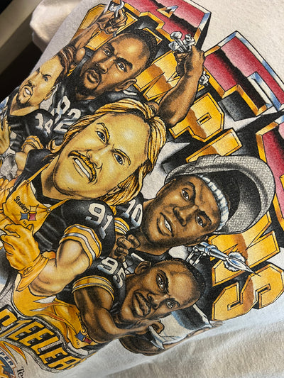 T-shirt vintage 90’ NFL Pittsburgh Steelers Super Bowl XXX (L) thumbnail