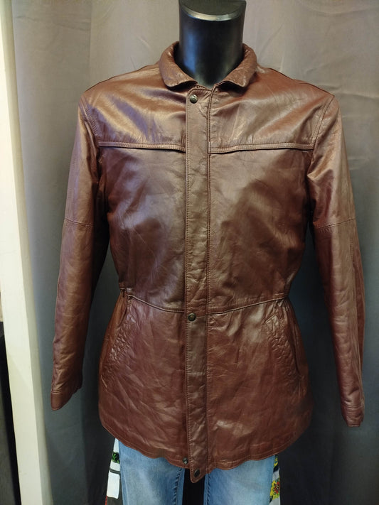 Giacca in pelle vintage (M uomo)