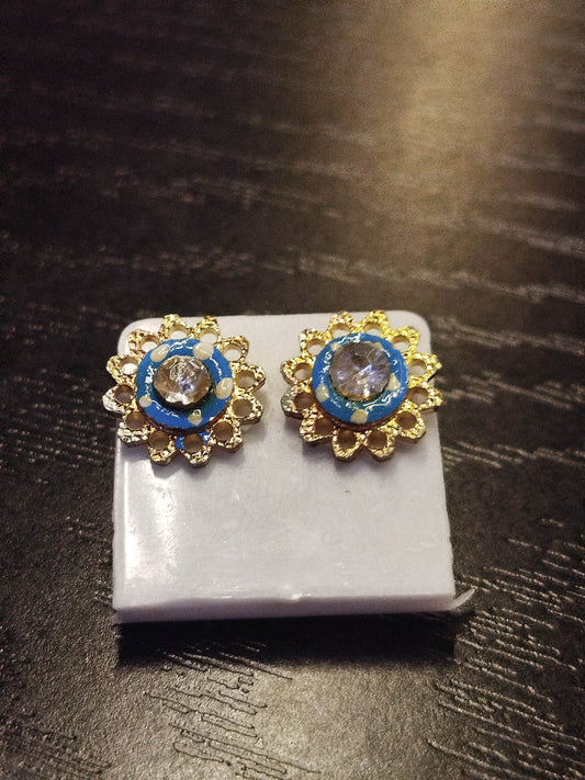 Vintage orecchini a fiore