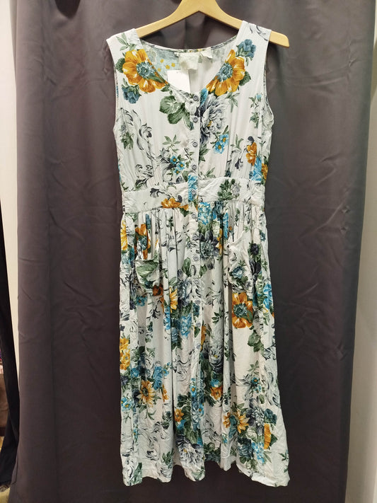 Abito vintage in cotone (L)