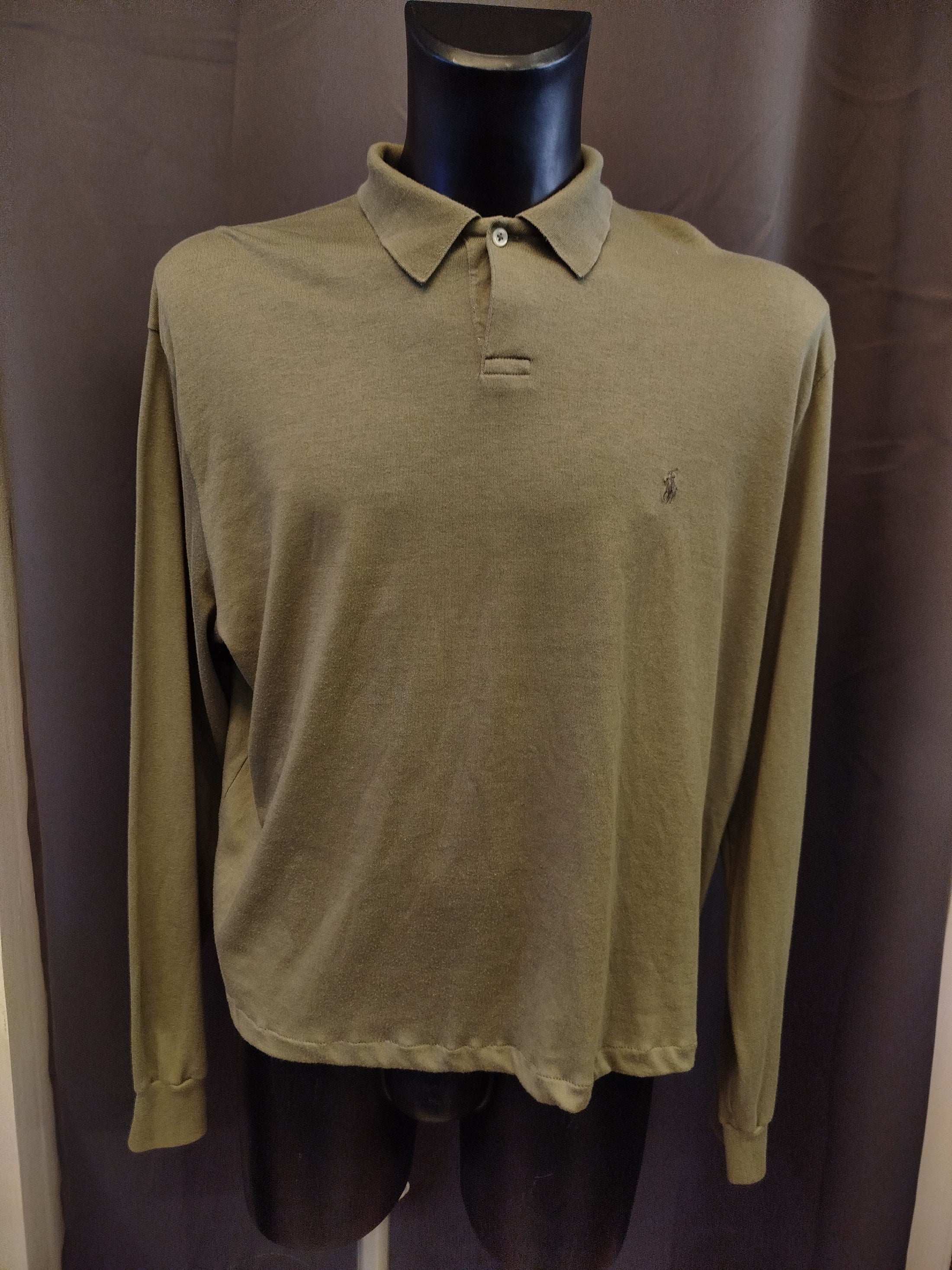 Polo manica lunga box fit Ralph Lauren (L uomo)