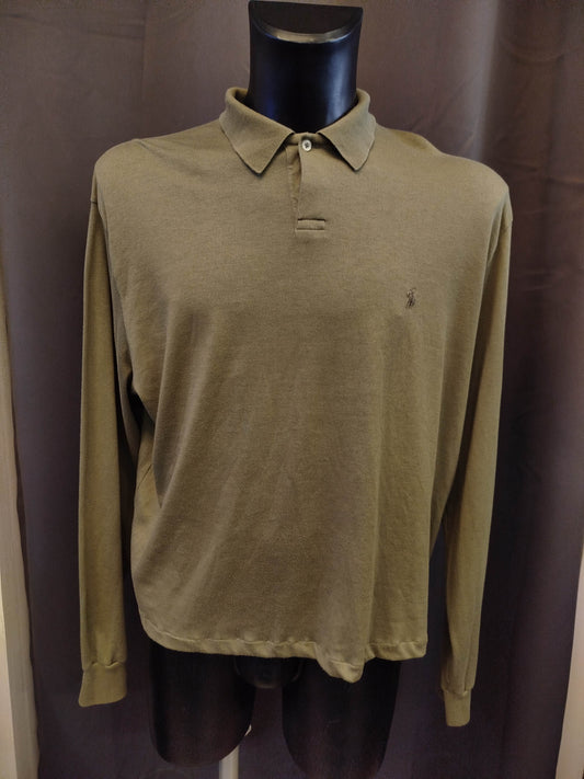 Polo manica lunga box fit Ralph Lauren (L uomo)