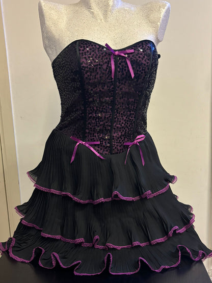 Mini Dress Betsey Johnson goth y2k corset (xs) donna