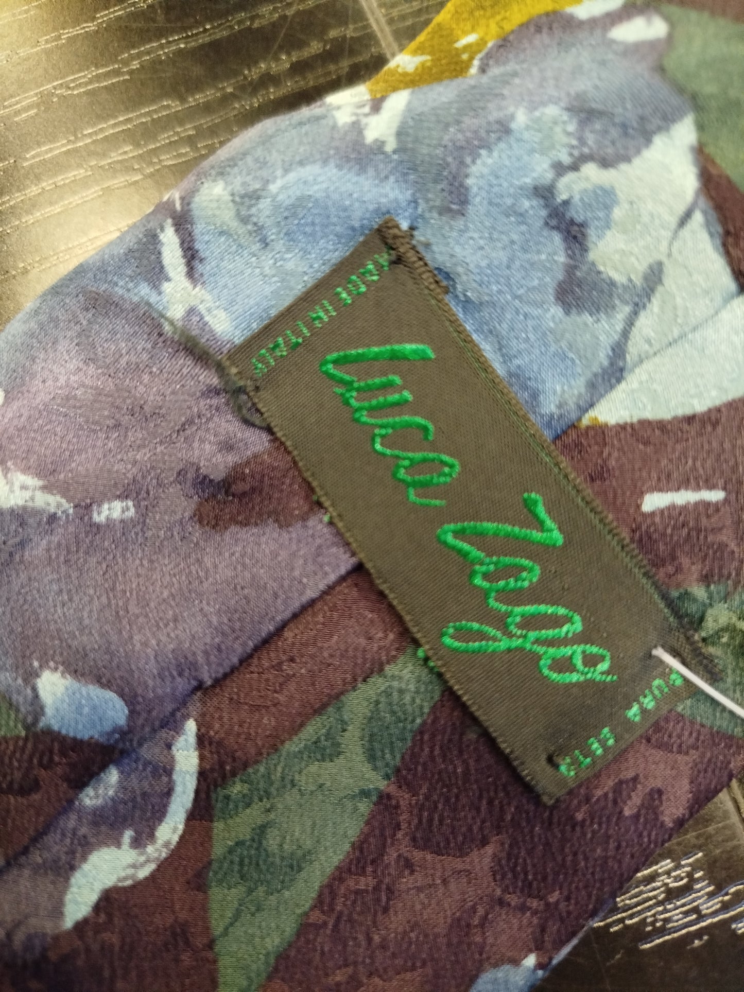 Cravatta vintage Luca Zago in seta