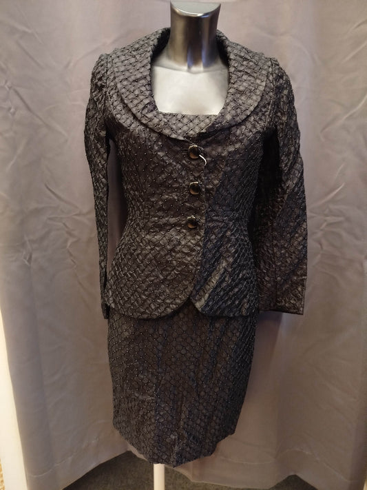 Completo vintage abito e blazer (s donna)