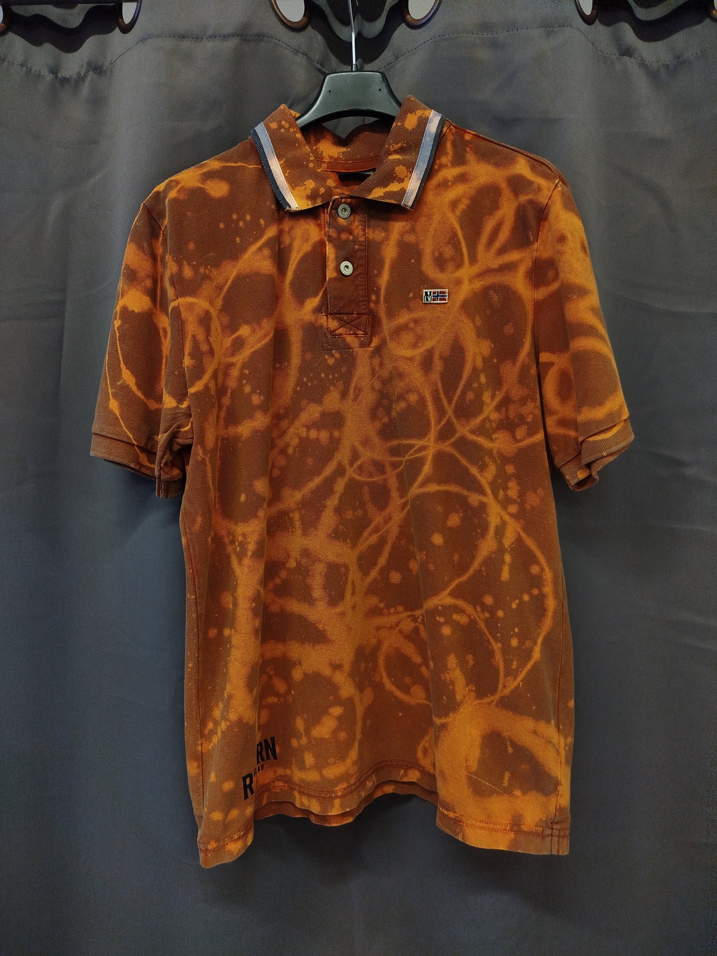 Polo Napapijri custom R3born " Infierno"(M)