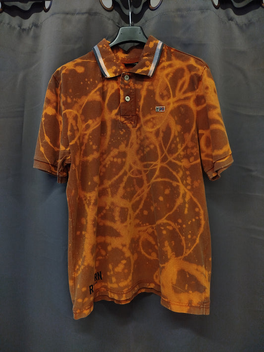 Polo Napapijri custom R3born " Infierno"(M)