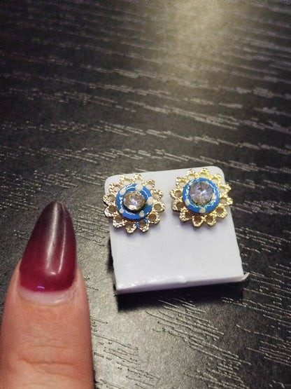 Vintage orecchini a fiore