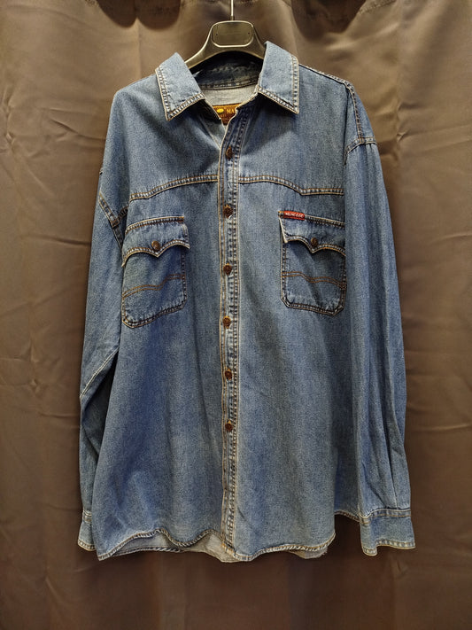 Camicia in denim vintage Mango Guoxi  (XXL)