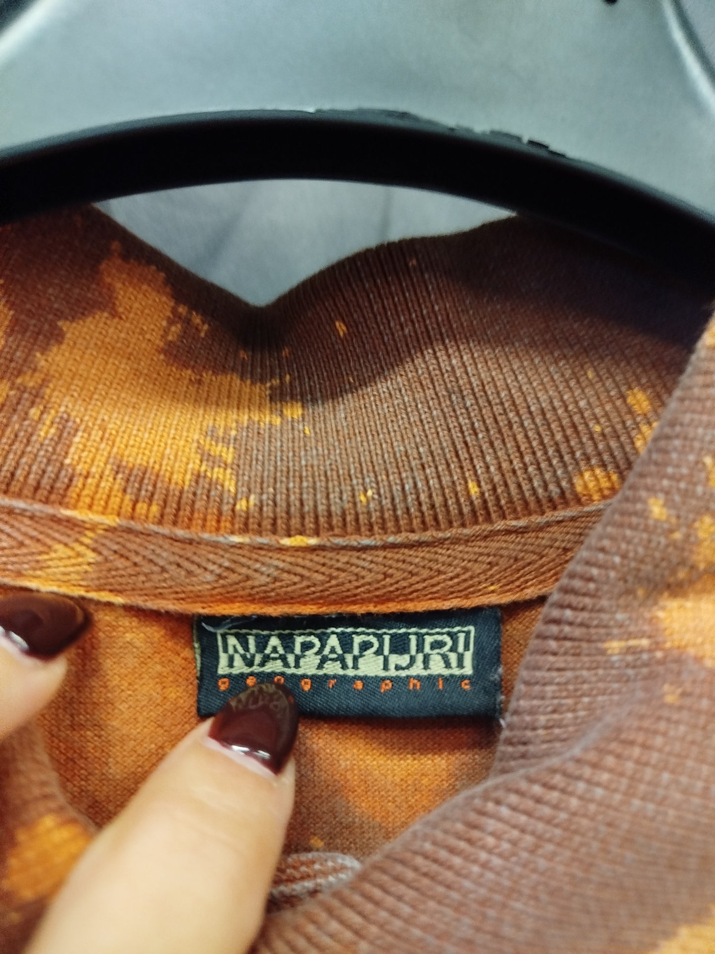 Polo Napapijri custom R3born " Infierno"(M)