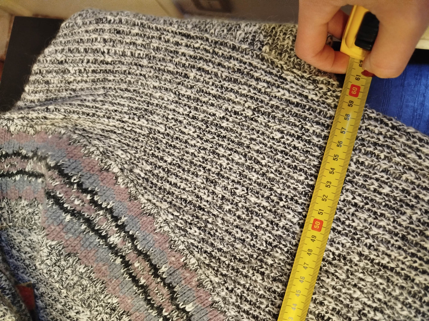 Pullover con scollo a V vintage Mister Cobra (L/XL donna)