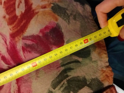 Blusa floreale vintage (XL donna)