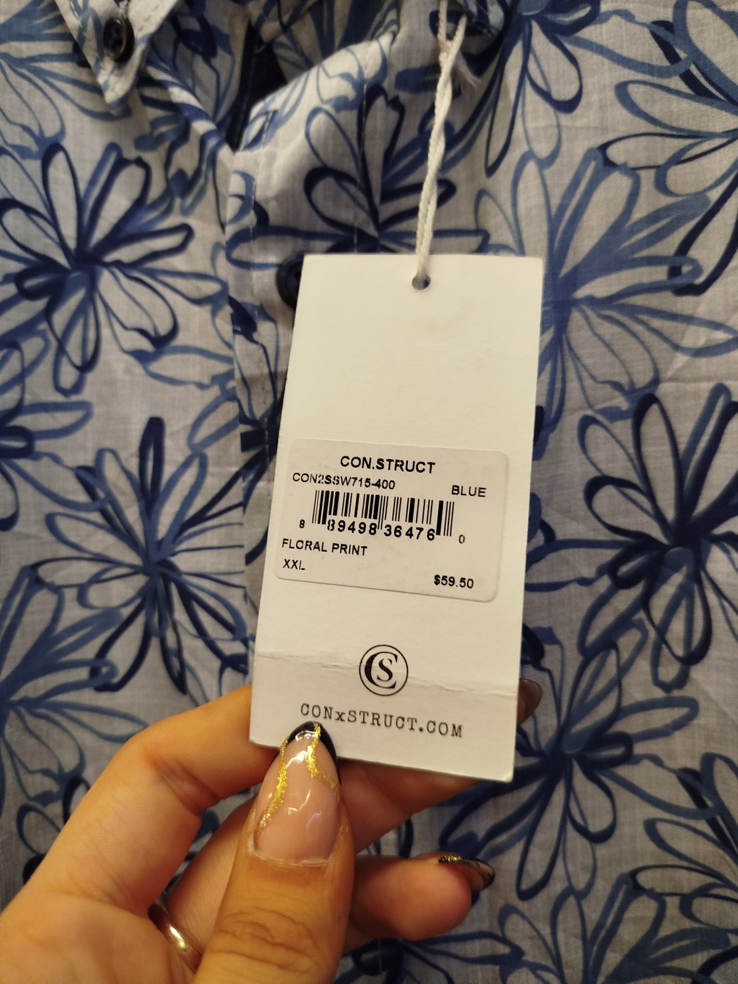 Camicia crop construct nuova (xxl)