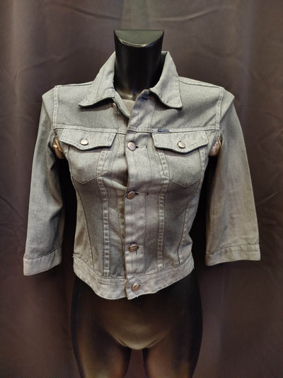 Giacca manica tre quarti in denim Diesel (s donna) thumbnail