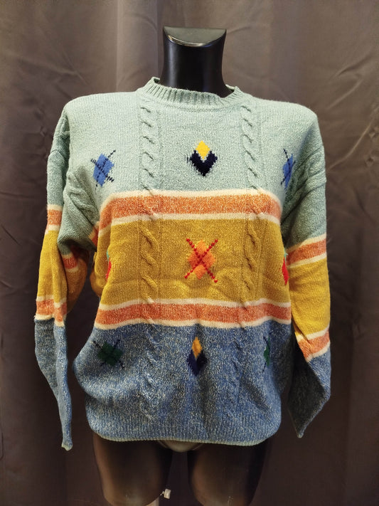 Maglione vintage Flavio  Sabbatini in lana e seta ( L donna)