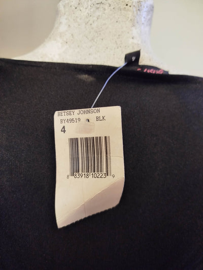 Vintage Dress Black Betsey Johnson (s) thumbnail