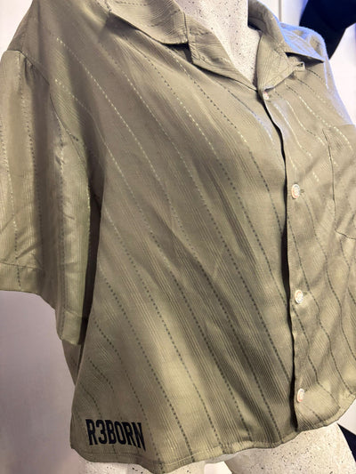 Camicia crop 55DSL vintage custom donna (L) | R3BORN thumbnail