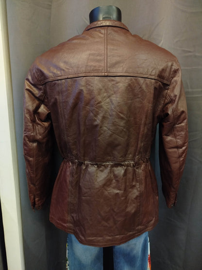 Giacca in pelle vintage (M uomo)
