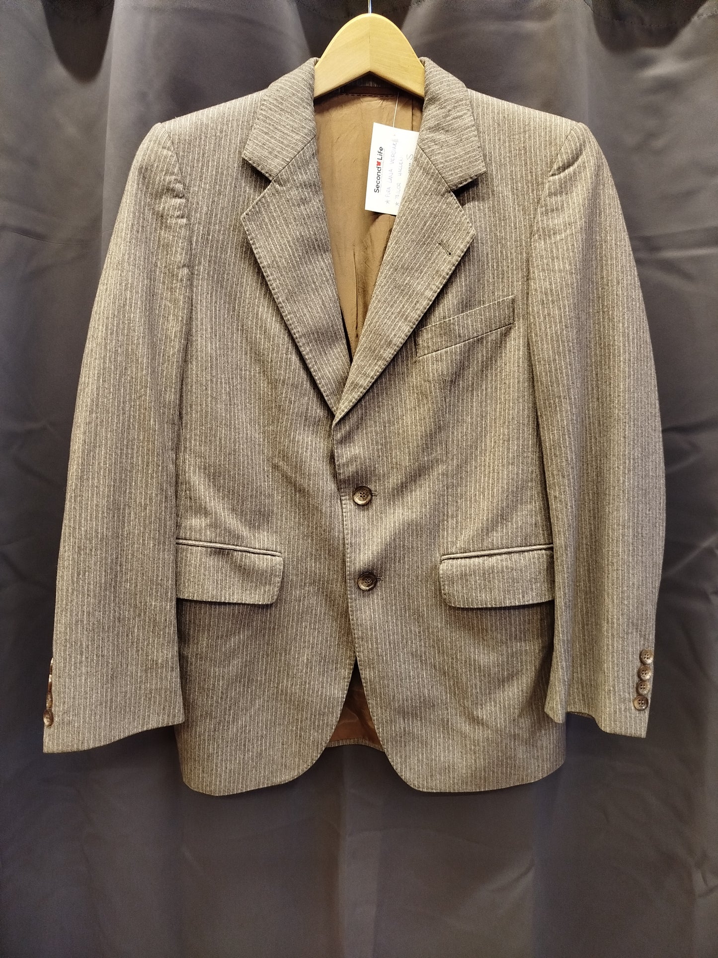 Blazer vintage Tailor Hallen in pura lana vergine (S)