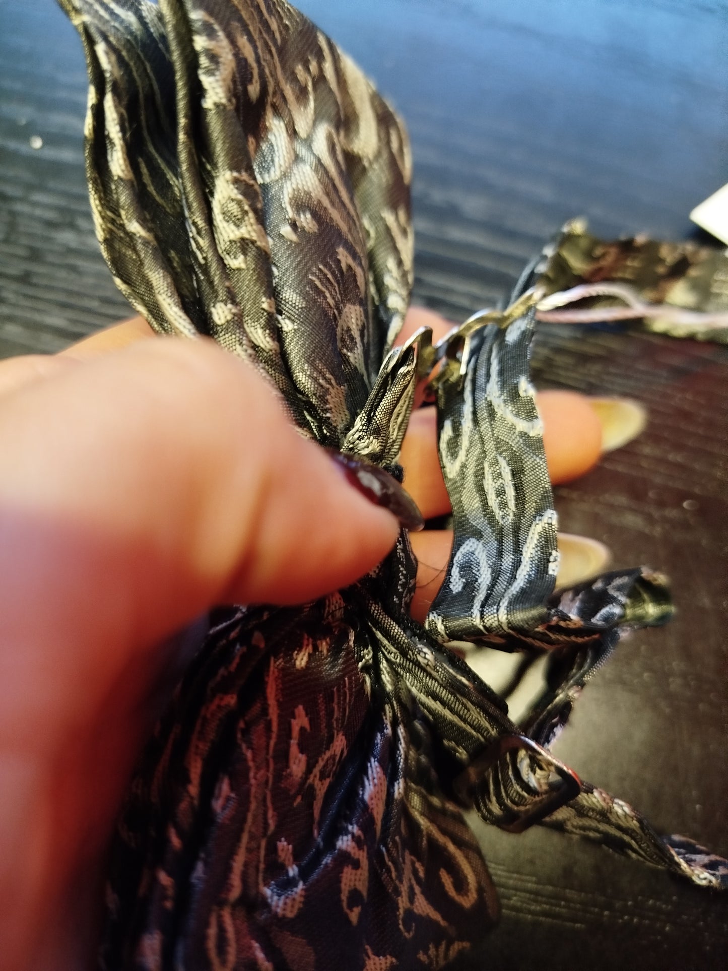 Papillon vintage in seta