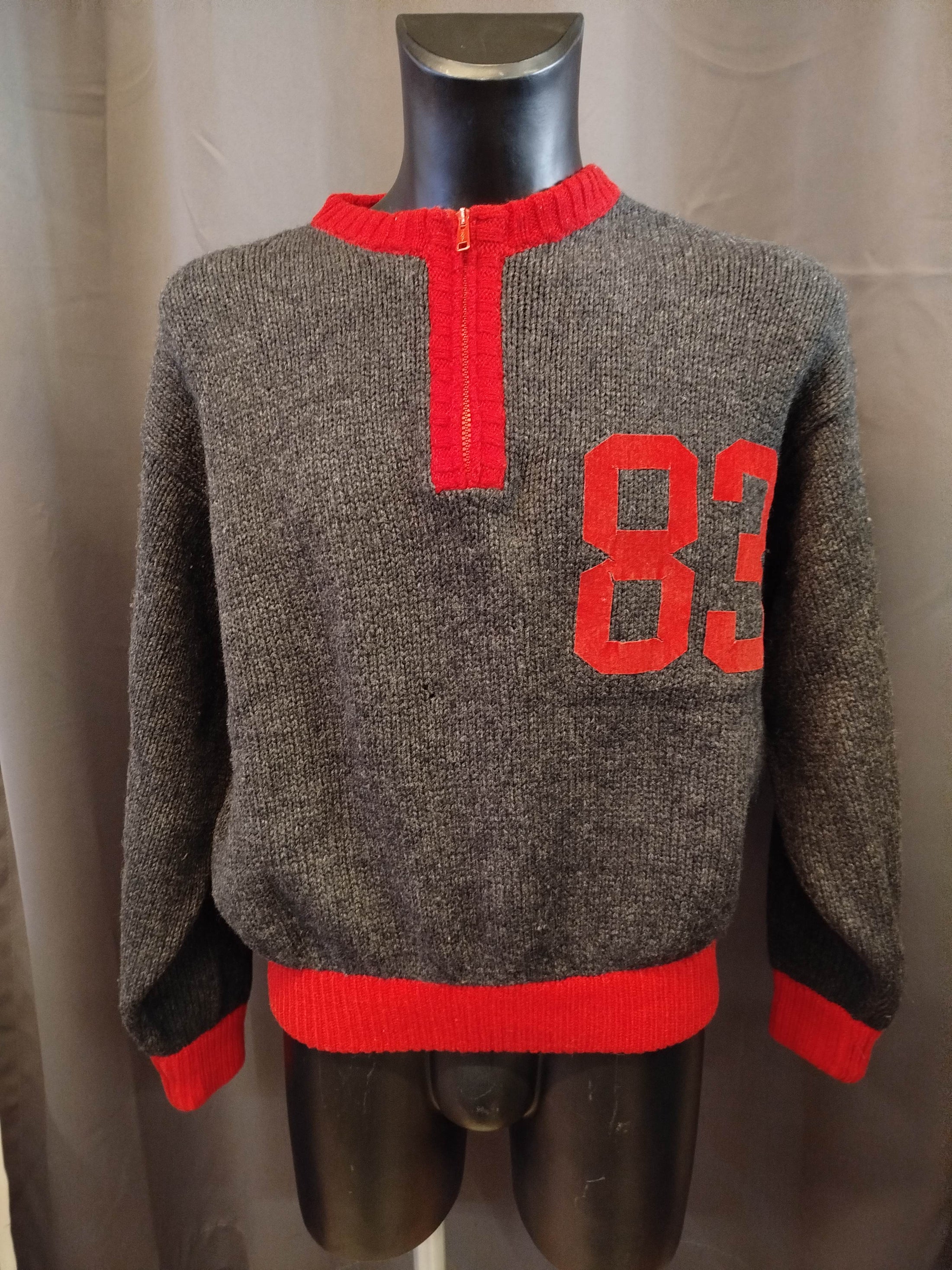 Maglione vintage Benetton in pura lana vergine (L)