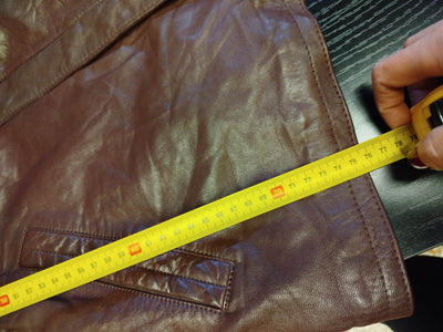 Giacca in pelle vintage (M uomo) thumbnail