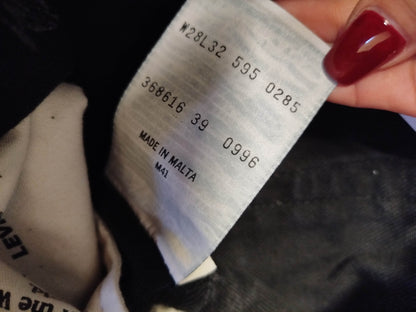Jeans Levi's 595 nuovi con cartellino (s)donna