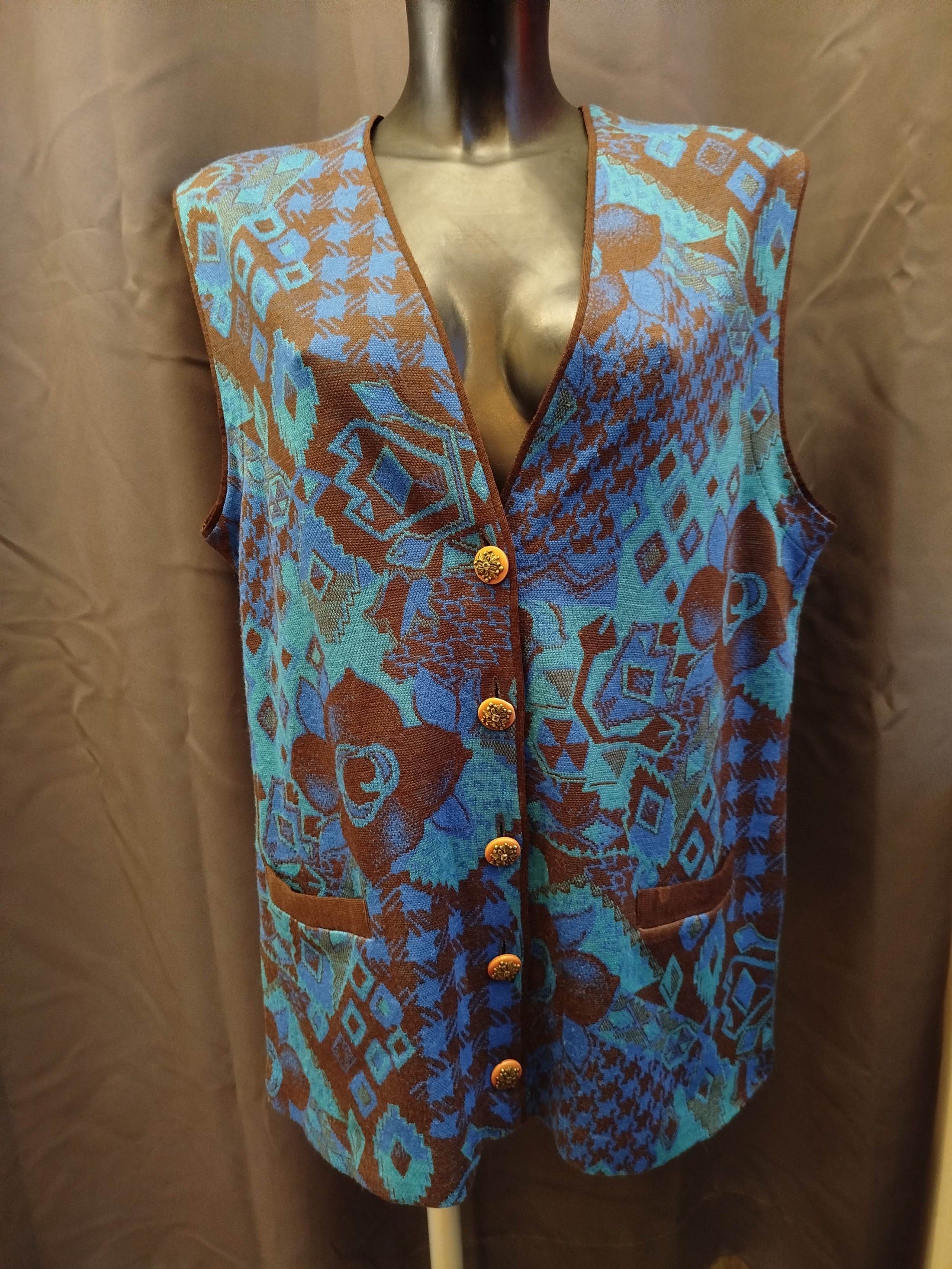 Gilet Debora vintage in pura lana (L donna)