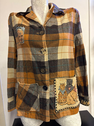 Camicia sartoriale in lana Custom donna (M)| R3BORN thumbnail