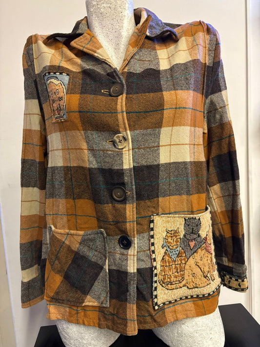 Camicia sartoriale in lana Custom donna (M)| R3BORN