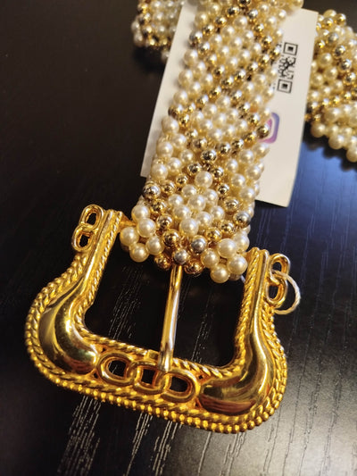 Cintura vintage con perline (95 cm) thumbnail
