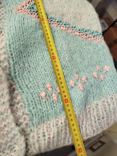 Cardigan crochet pastello artigianale ( L donna ) thumbnail