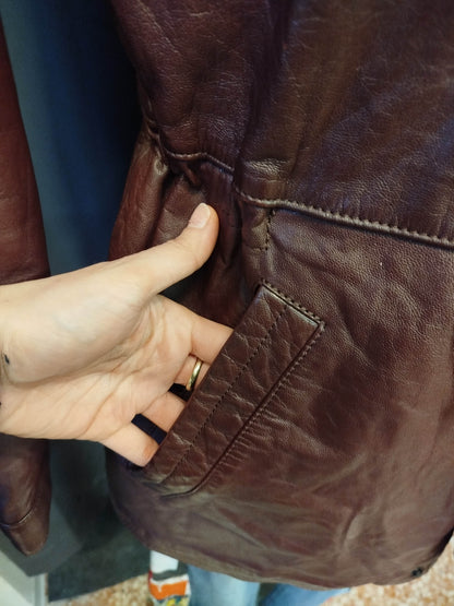 Giacca in pelle vintage (M uomo)