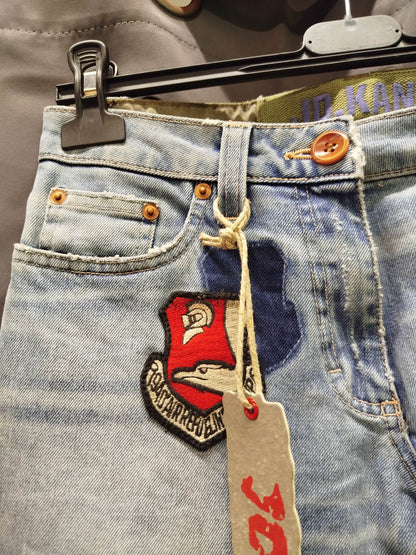 Jeans a zampa limited edition Jo Kang (s)