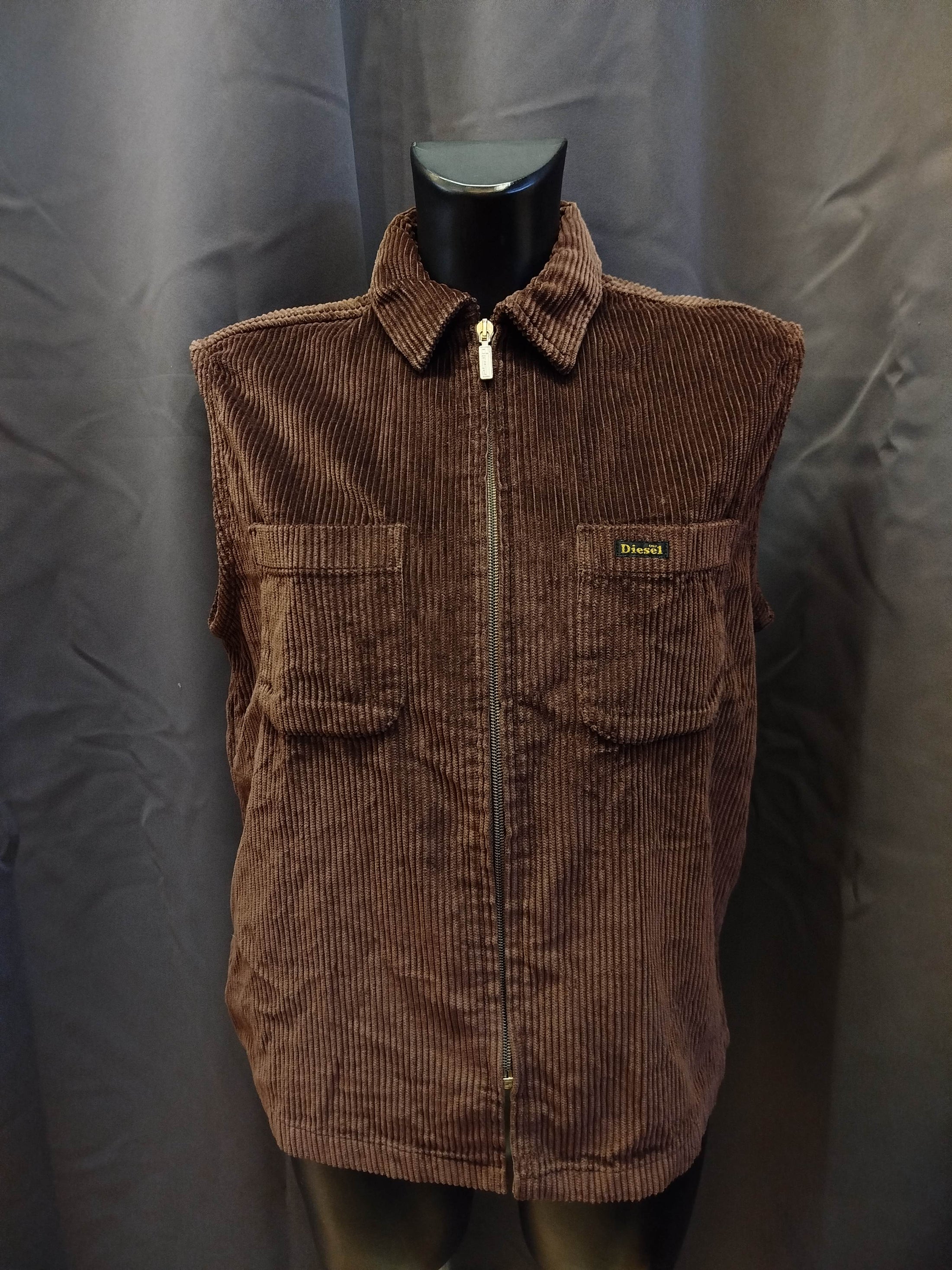 Gilet in velluto a costine vintage Diesel ( M/L donna)