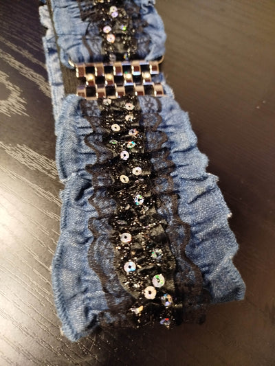 Cintura elastica con paillettes thumbnail