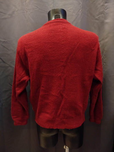 Cardigan Malagrida vintage con dettagli in pelle (L uomo) thumbnail