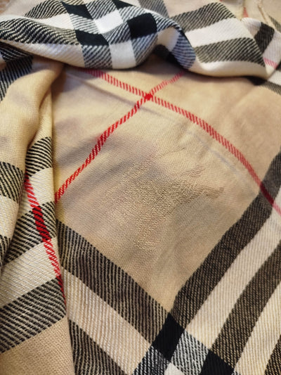 Foulard Burberry London in cachemire e seta thumbnail