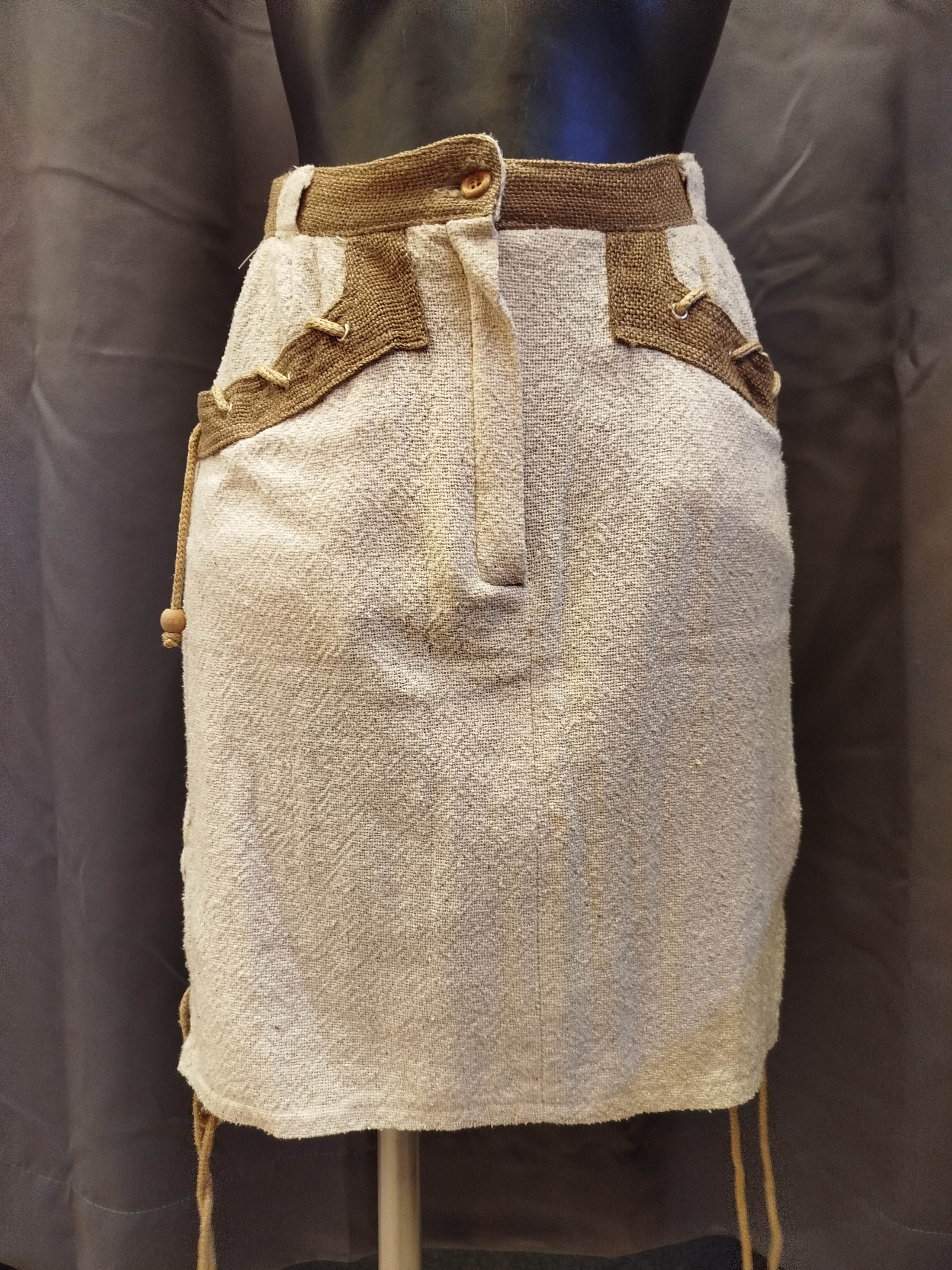 Gonna vintage in cotone e lino ( s donna)