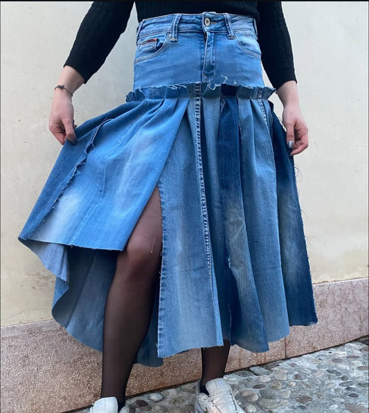 Maxigonna Tommy Hilfiger custom donna (M) |R3BORN